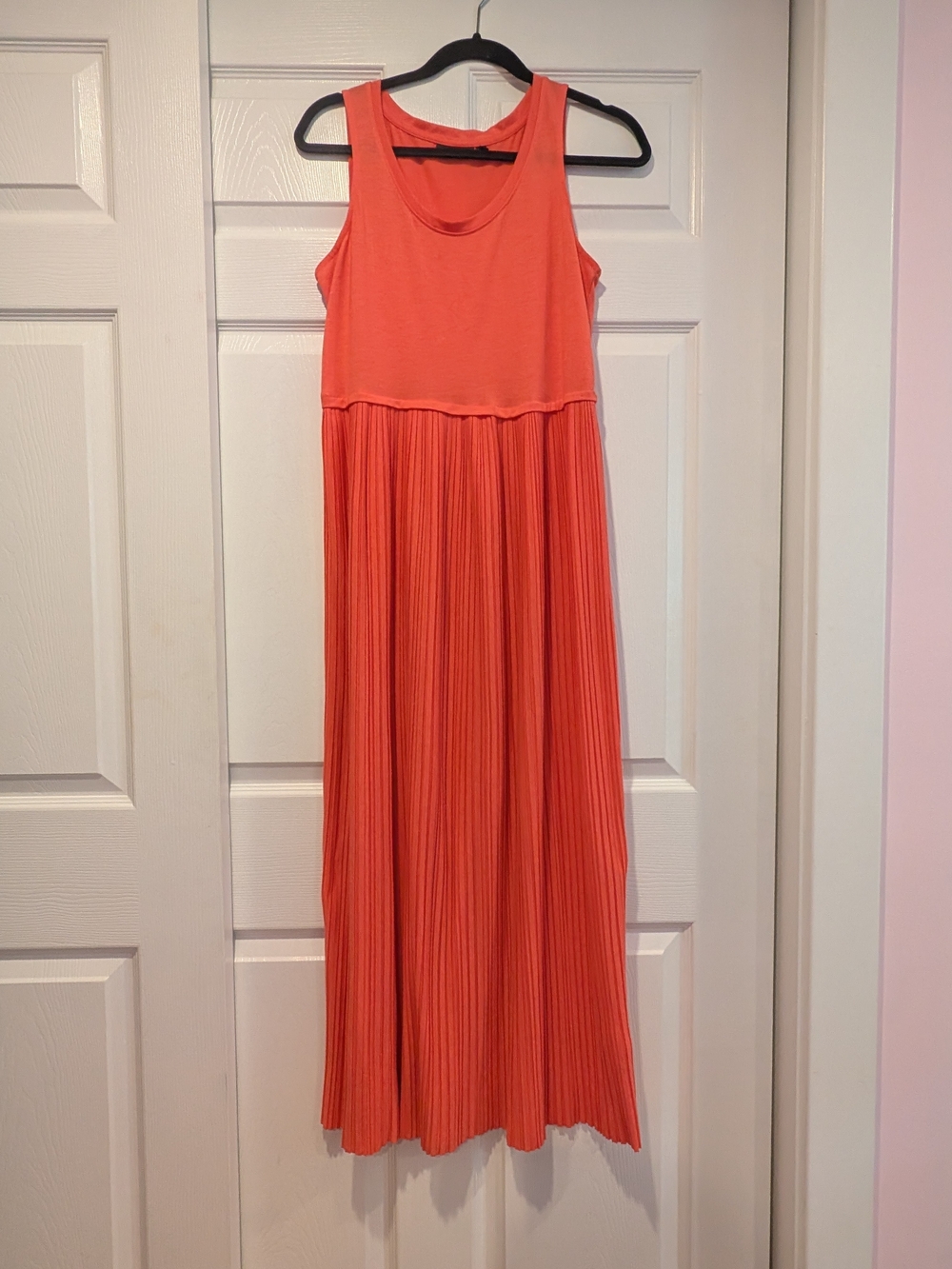 Apt. 9 Coral Pleated Maxi Dress